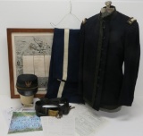1st Lt Maurice Peerenboom Co G Uniform , Co G 2nd Regiment Wis Memorial and Welcome Home poster