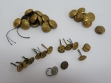 About 32 Wisconsin Seal Buttons, c 1800's
