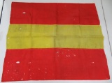 Spanish Flag part of Clarence E Dentler estate, West Point graduate 1884