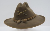 Stetson Military hat, Spanish War Era, Fogelquists Dealer
