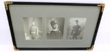Framed photograph of 2nd Lt Wm R Harrison, National Guard Illinois, from Kenosha Wis