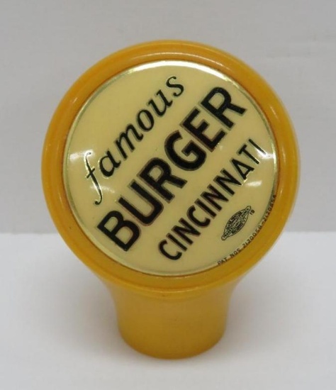 Famous Burger Cincinnati, Burger Bohemian ball tap handle knob