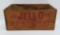 Jell-o wood advertising box, 14
