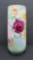 D & Co France hand painted vase, roses, 14 1/2