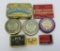 8 Pastilles and gum tins and containers, 2 1/2