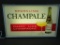Sparkling Champale lighted sign, working, 18 1/4