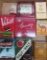 Nine tobacco tins and cigarette containers