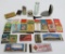 Vintage smoking lot, match covers, lighters, and snuff bottle/box
