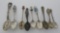 8 sterling souvenir spoons, 3 1/2