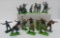 17 Britains Plastic toy soldiers, 