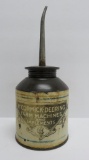McCormick Deering Farm Machinery and Implement oil can, 7 1/2