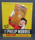 Philip Morris metal sign, Stout sign, 12