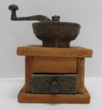 Cute Miniature coffee grinder, metal drawer, 3