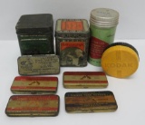 8 Victrola and office tins, 2
