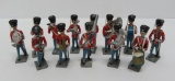 13 piece Britain Band figures, 2