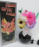 Spencer Gifts retro Fiber Optic Lamp, floral, with box working, GROOVY