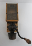 Vintage wall coffee grinder, 14