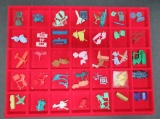 42 plastic cracker jack toy