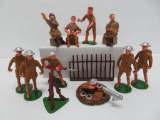 12 Bill Holt Holt Hobbies toy soldiers,WWII soldiers, 2 1/2
