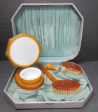 Mens fitted boxed shaving set, 13 1/2