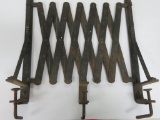 Antique expandable running board luggage rack for automobile , c 1920/1930's