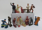14 Occupational toy figures, 3
