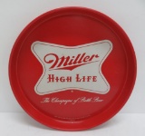 Miller High Life beer tray, 12