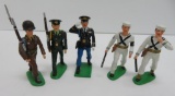 Five Ed Burley soldiers, 3