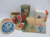 Vintage Coasters, napkins, bottle openers and Pabst stein