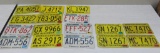 16 vintage Wisconsin license plates, 1980's and 90's