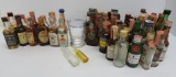 About 47 miniature liquor bottles