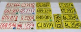 17 Wisconsin license plates, 1974 to 1985