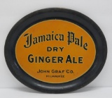 Jamaica Pale Dry Ginger Ale John Graf Co oval tray, 13