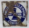 Johnstown Telephone Pay Station enamel sign, two sided flange, 18