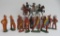 17 Cowboy and Indian metal toy soldiers, attributed to Barclay, 3