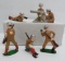 Holt Hobbies Bill Holt soldiers, WWII, five pieces, 2