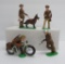 Four Ed Burley WWI toy soldier figures, 3