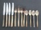 New York Central dining car railroad flatware, 12 pieces