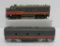 Athearn Milwaukee Road engine 2376 and car, HO scale, diesel locomotive