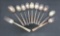 New York Central dining car flatware, 11 pieces