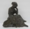 Seated Woman with Lyre statue, 9