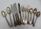12 pieces of miscellaneous Railroad Dining Car Flatware