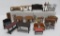 26 metal doll house furniture pieces, most are Tootsie Toys, 2