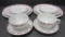 Spokane Portland Seattle Railroad red leaves dining car china, 10 pieces