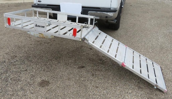 Ultra Tow Hitch Mount Carrier, Gear and Cargo Carrier with ramp