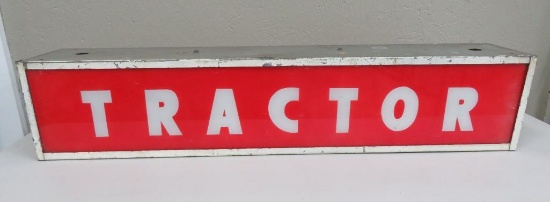 Advertising sign/light, "Tractor " 36" long