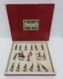 Boxed toy soldier set attributed to Georg Spenkuch, boxed marked GS