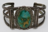 Turquoise cuff bracelet