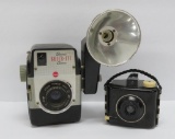 Two vintage Brownie cameras