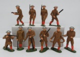 1980's Ed Poole soldiers, 10 pieces, 3